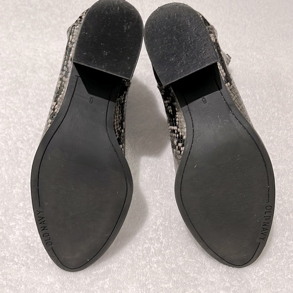 Old Navy Faux Snakeskin Ankle Booties - Picture 6 of 6